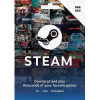 Steam Gift Card 650 INR INDIA